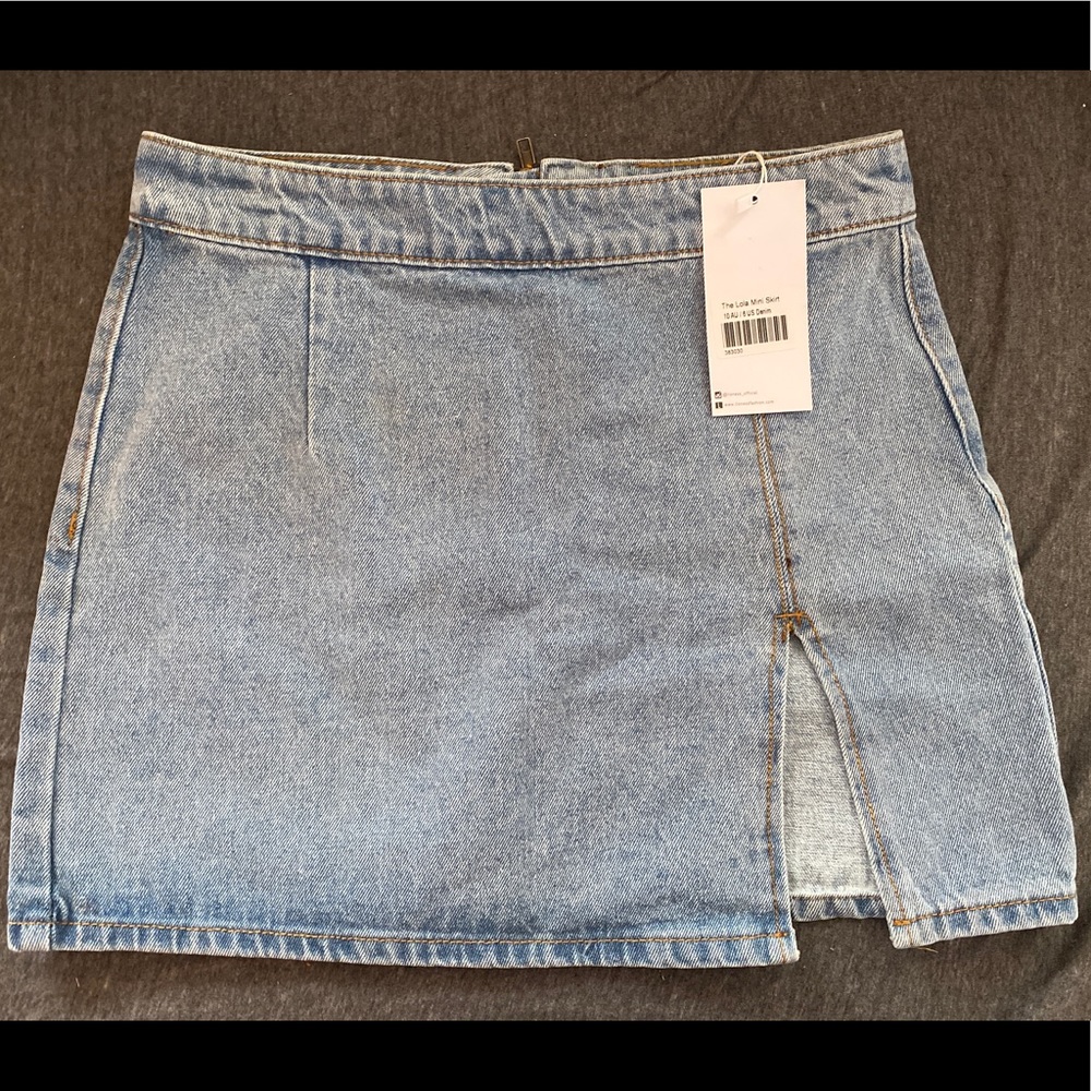 Princess Polly - THE LOLA MINI SKIRT DENIM